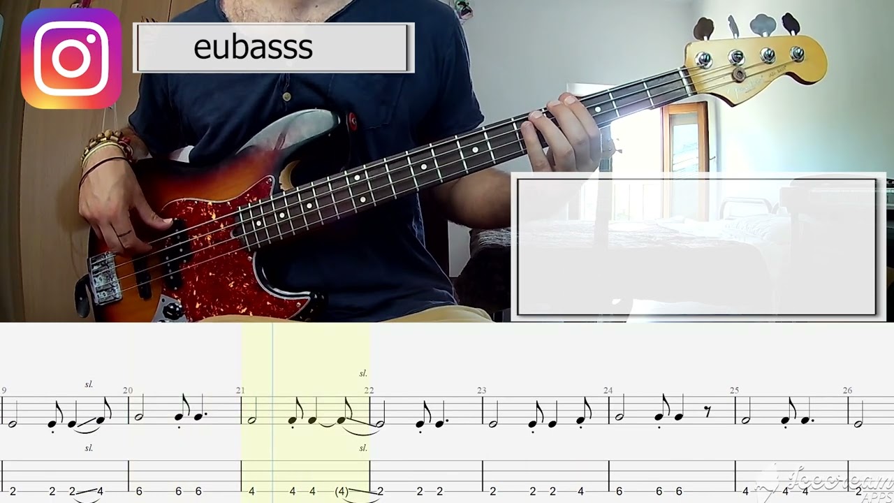 Birdy - People Help The People BASS COVER + PLAY ALONG TAB + SCORE