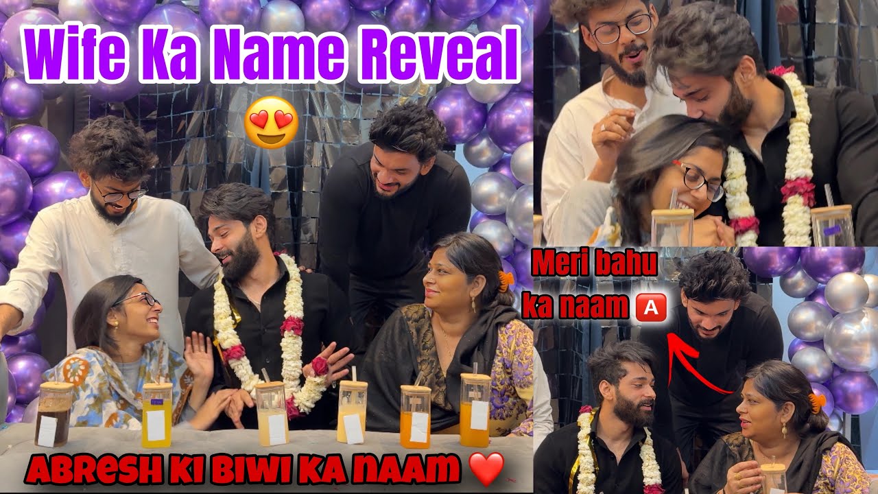 Name Reveal Abresh Ki Hone Wali Biwi Ka😍| Ghar Walo Ne Piya Mitha Juice | Fokats | Abresh & Zeeshan
