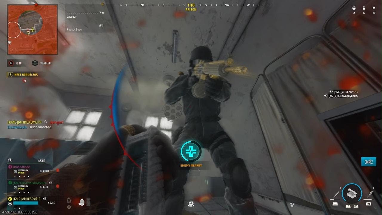 Clutched up In a 1 V 4 Against a Hacker.