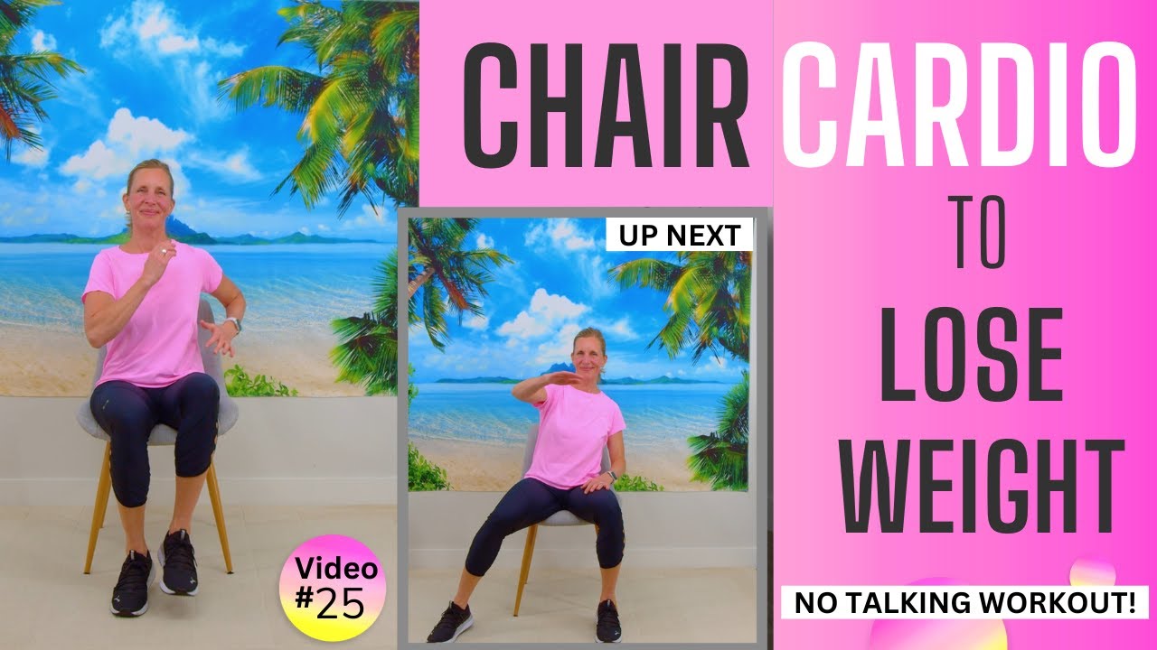 20 minute CHAIR WORKOUT for FAT LOSS and Improved Health Benefits