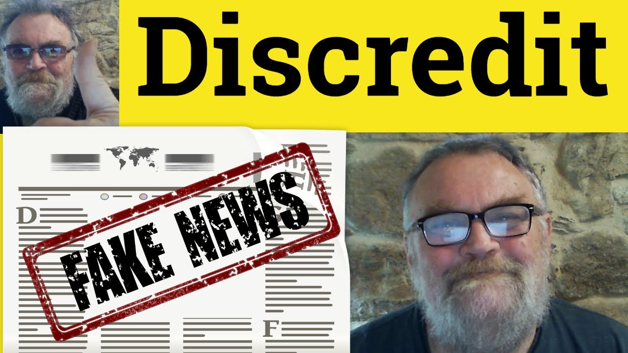 😎 Discredit Meaning - Discredit Definition - Discredit Examples - Formal Vocabulary Discredit