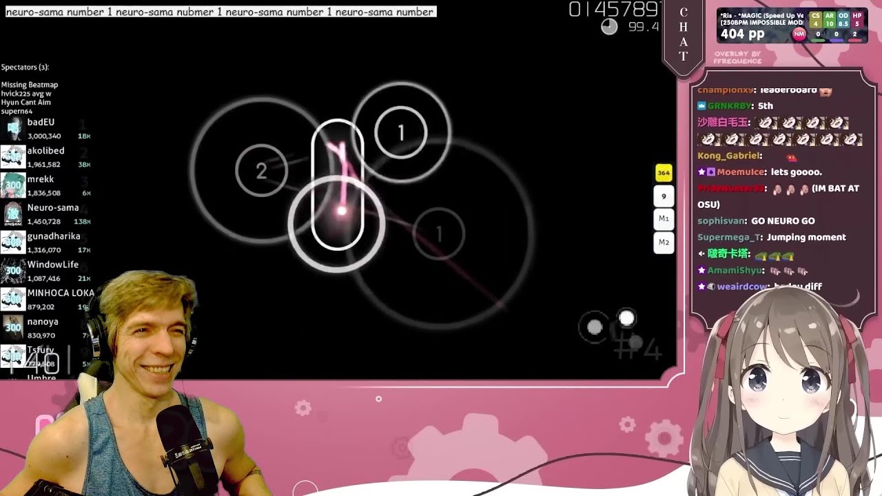 My Fingers Can't Fing That Fast - 15 osu! Pros vs AI: 