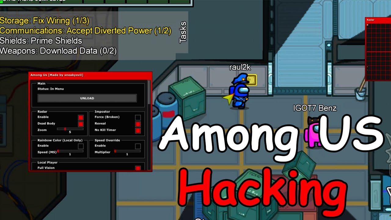 Among Us Cheating #3 - Update la HACK ! Am trolat impostorul :))