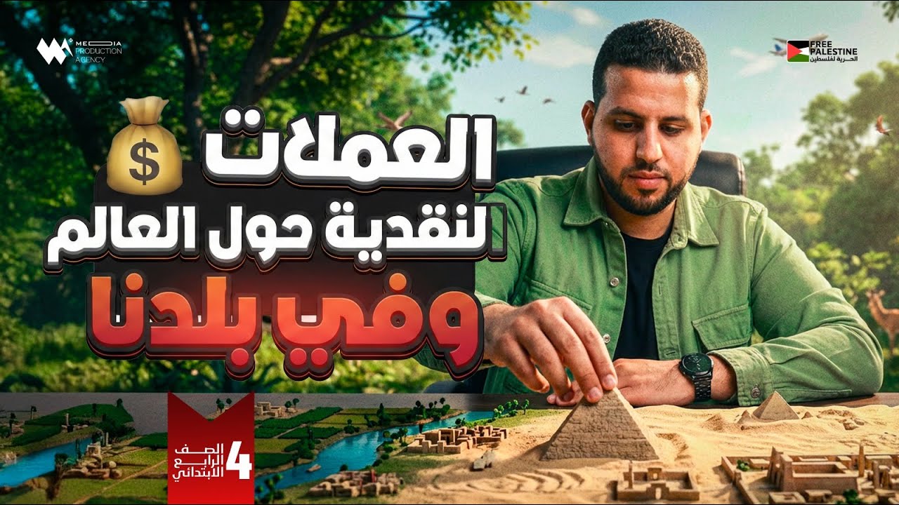 العملات النقدية حول العالم وفي بلدنا | الصف الرابع الابتدائي | دراسات اجتماعية - المنهج الجديد 2026