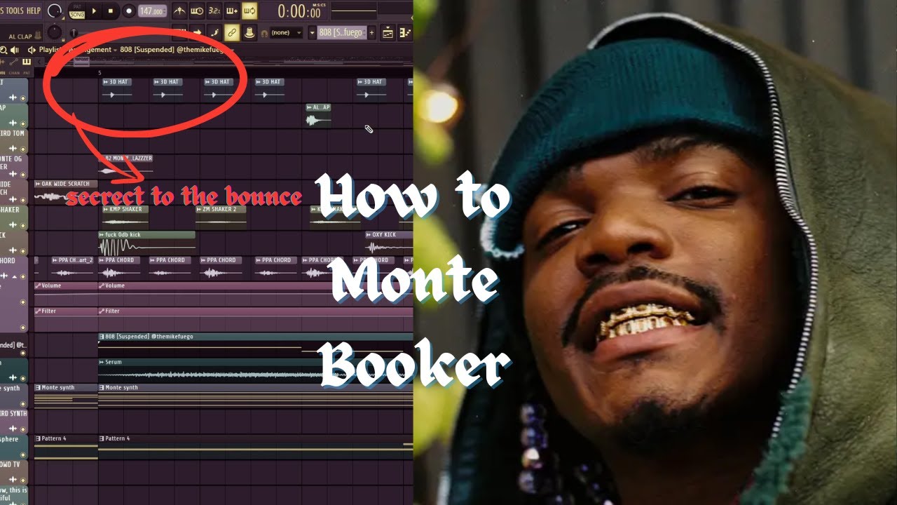 Как сделать альтернативный рэп для Smino в FL Studio 21, как у Монте Букера