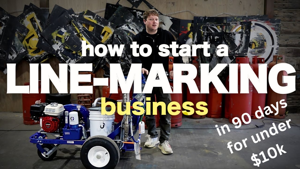 How To Start a Line Striping Business For $10k in 90 Days | Episode 1
