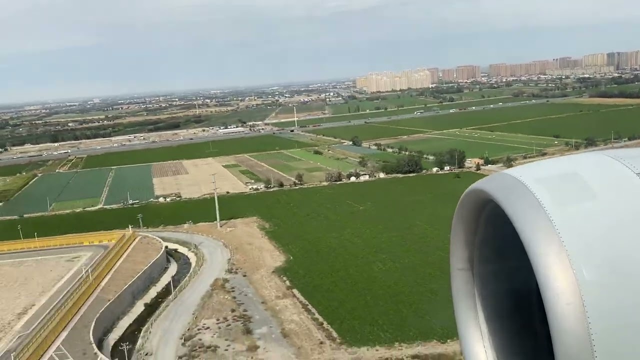 Landing | China Southern Airlines B777-300ER | Urumqi Airport | CZ6900 from Guangzhou | 11.09.2025