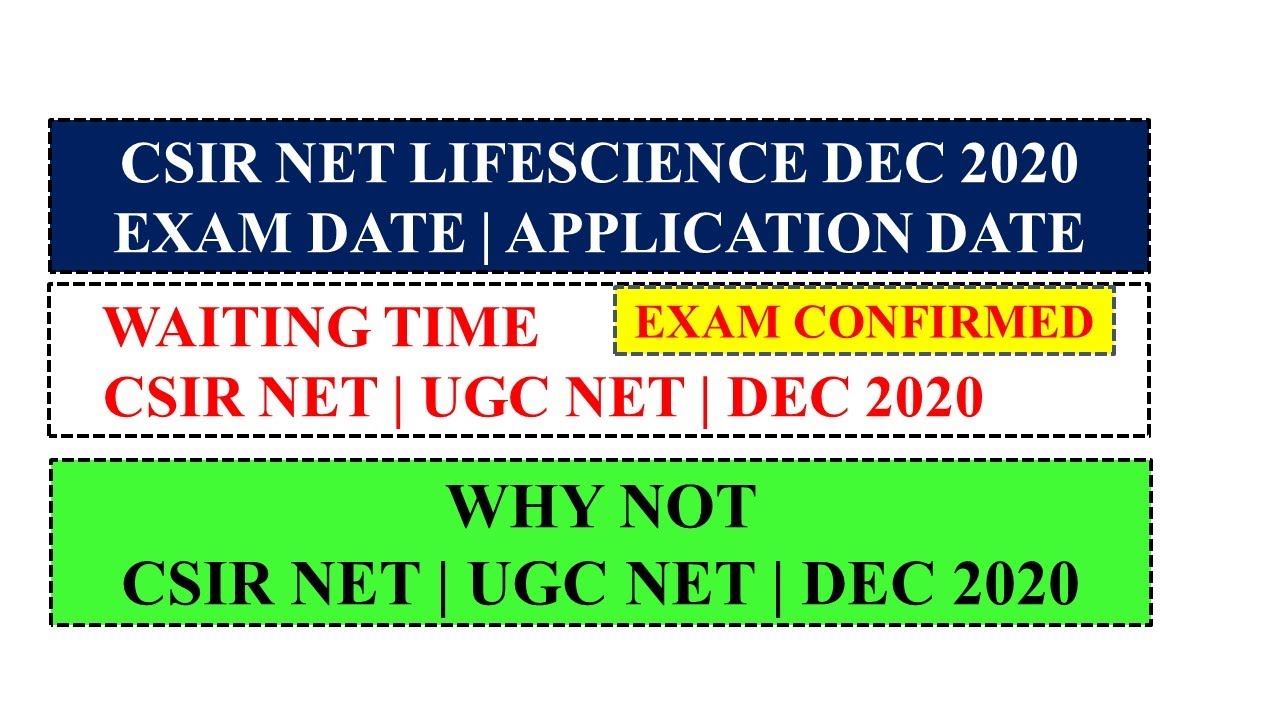 CSIR NET DEC 2020 APPLICATION DATE| UGC NET DEC 2020 EXAM DATE | NTA CSIR UGC NET INFORMATION