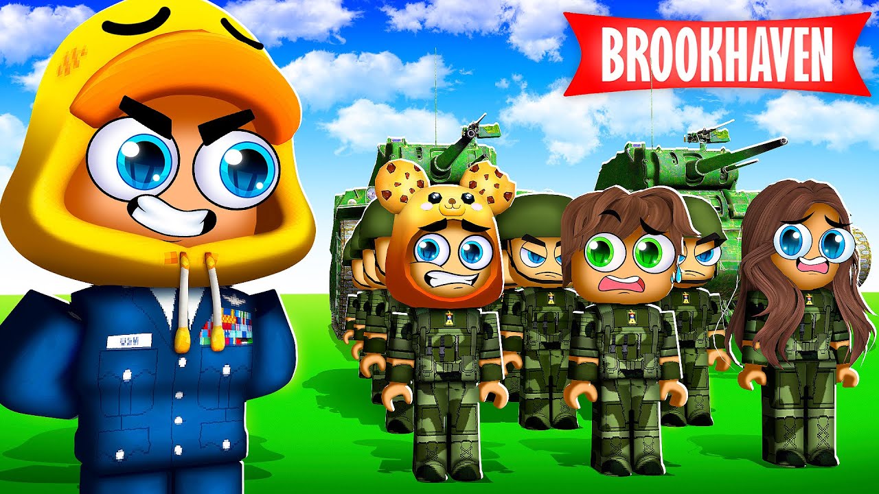 Ik START Mijn EIGEN LEGER In Brookhaven! (Roblox)