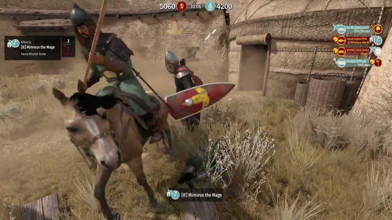 Battle 50 People Online - Vlandia vs Khuzait - Mount & Blade II Bannerlord Gameplay 2K