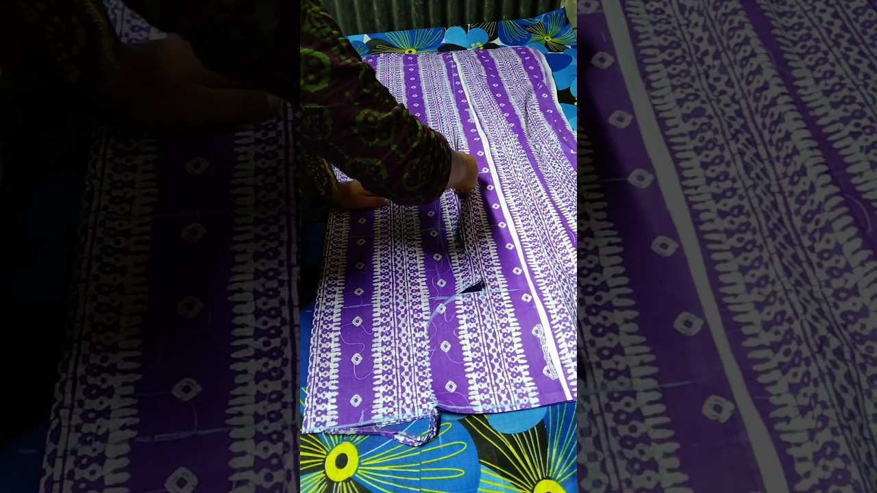 কামিজ কাটিং ও সেলাই | Easy Step by Step Kameez Cutting Stitching