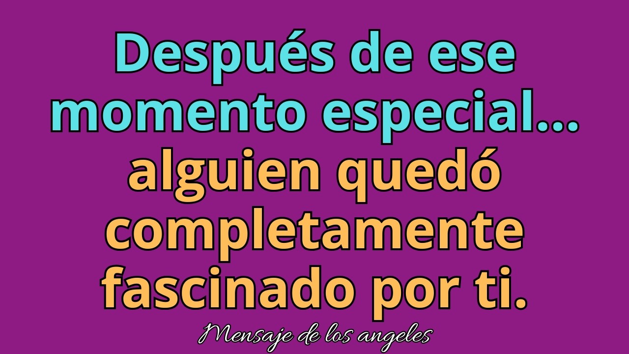 💖👀Después de ese momento especial… alguien quedó completamente fascinado por ti.