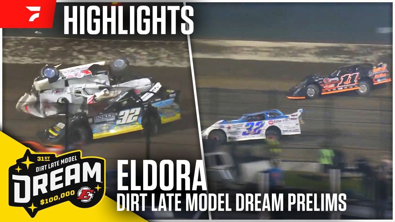 Prelim Features | Dirt Late Model Dream at Eldora Speedway 6/6/25 | Highlights