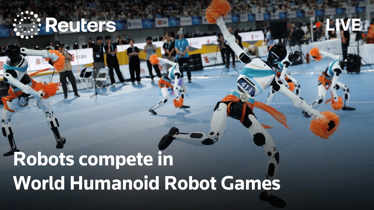 LIVE: Robots compete in World Humanoid Robot Games in Beijing