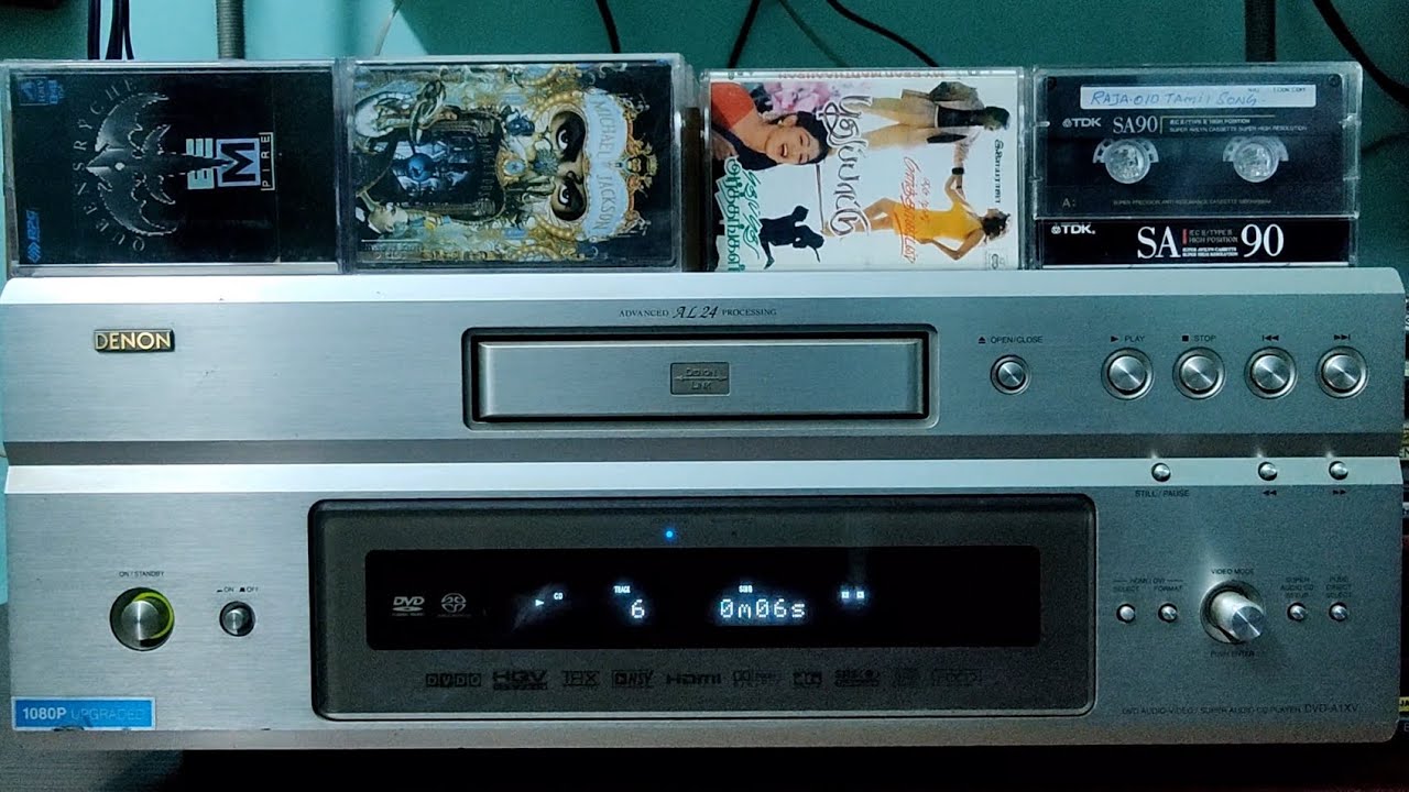 Denon DVD A1XVA CD Player Demo Video Play On Cerwin vega Speakers US Brand