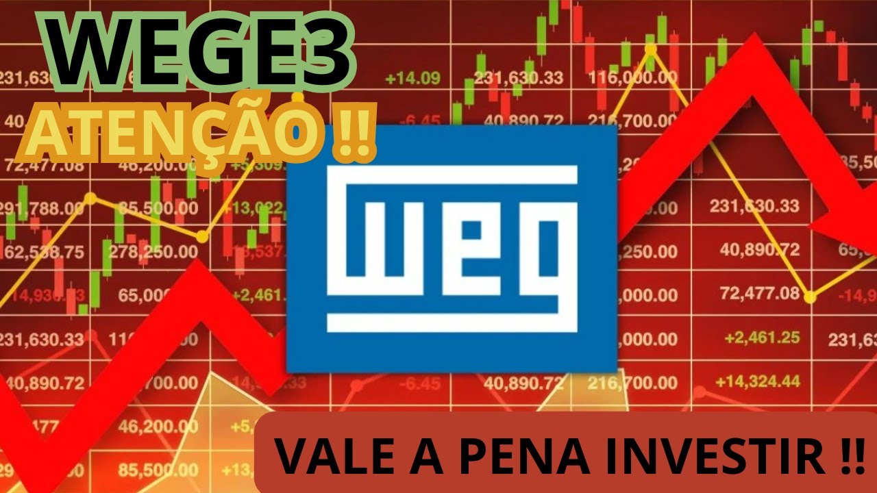 WEGE3 - WEG O QUE NÃO TE CONTAM ! CAINDO MUITO E PODE SER UMA BOA HORA ?