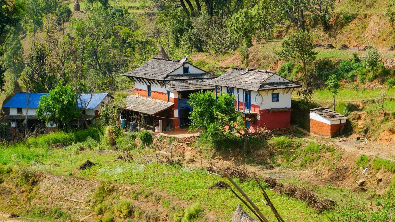 A Day in the Life in a Nepali Village: The Most Peaceful Traditional Life | Village Nepal Life