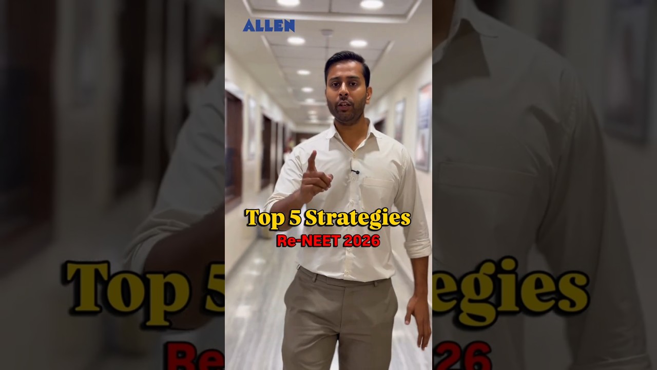 Top 5 Secret Strategies to Crack Re-NEET 2026! 🩺🔥 #shorts