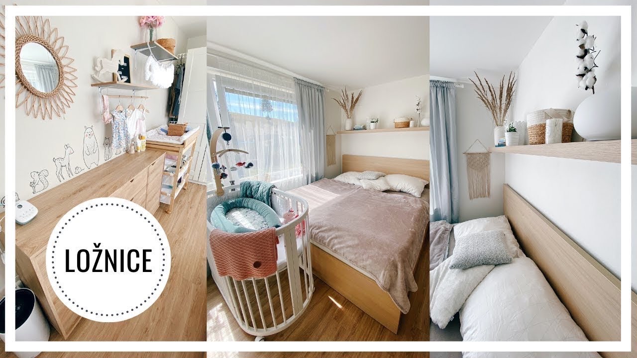 LOŽNICE s dětským koutkem - Přírodní barvy - ROOM TOUR | Markéta Venená