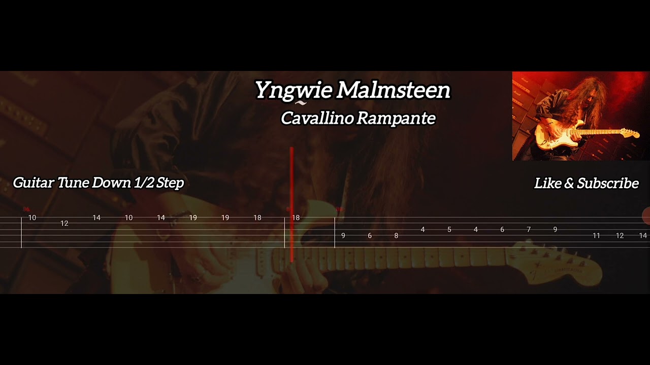 Yngwie Malmsteen - Cavallino Rampante ( Tab Guitar )