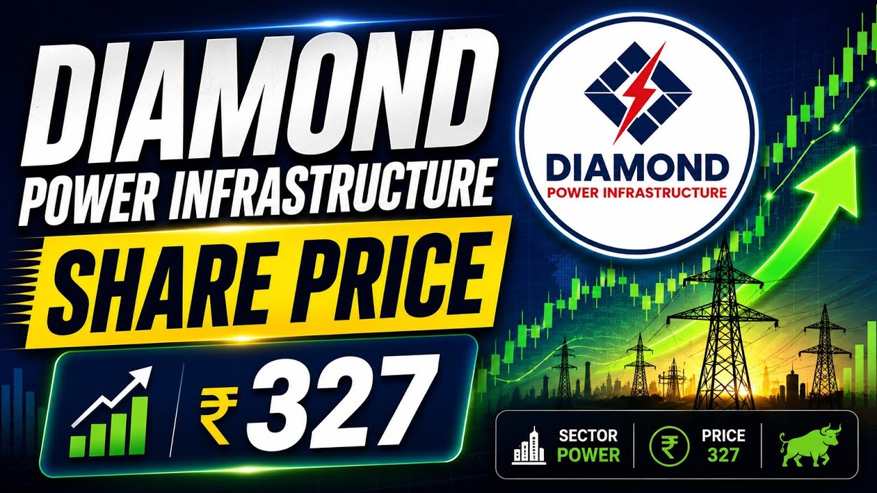 🚨 Diamond Power Infrastructure Share Price ₹327! 📈 #share #Market #news 