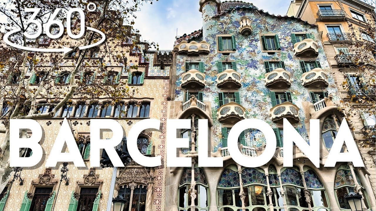 Barcelona, Spain in 360&deg; |  VR City Tour