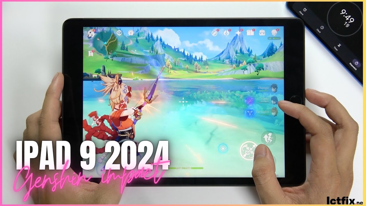 iPad 9 Genshin Impact Gaming test 2024 | Apple A13 Bionic