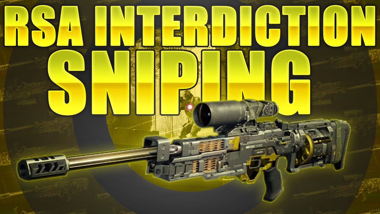 BO3 RSA Interdiction Quickscoping & Sniping (New Sniper)