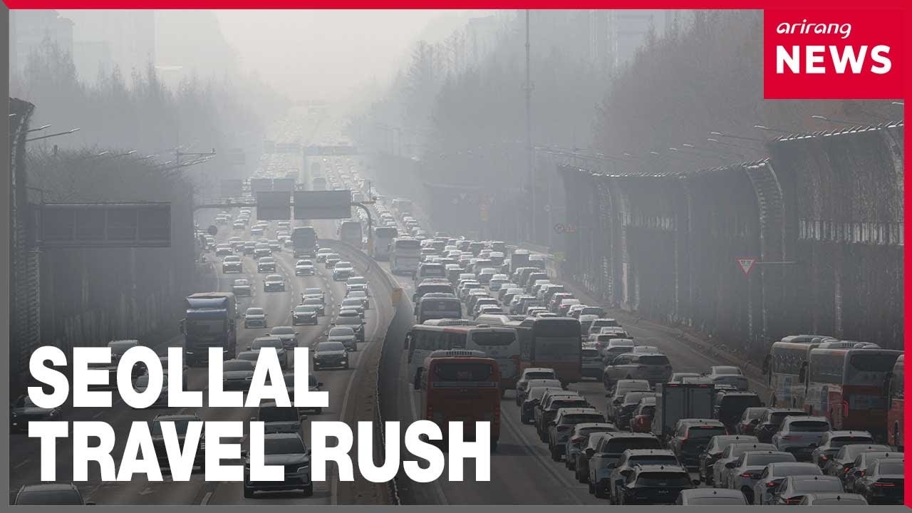 Heavy traffic across S. Korea ahead of Lunar New Year