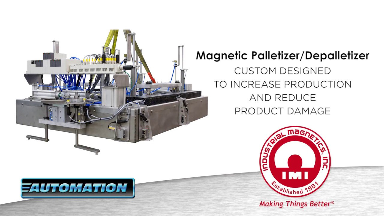 Custom Magnetic Palletizer/Depalletizer with Suction Cups