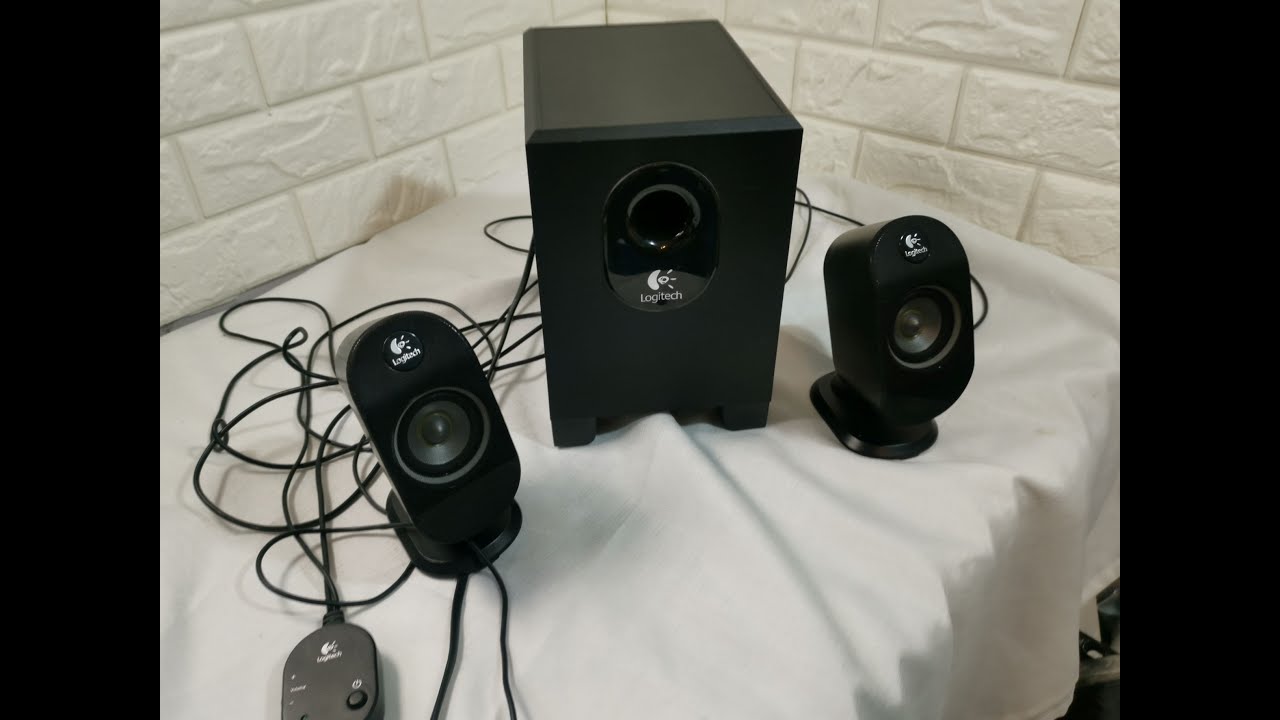 Logitech X 210 Desktop Computer Speakers & Subwoofer 3 5mm Connection Pc Mac