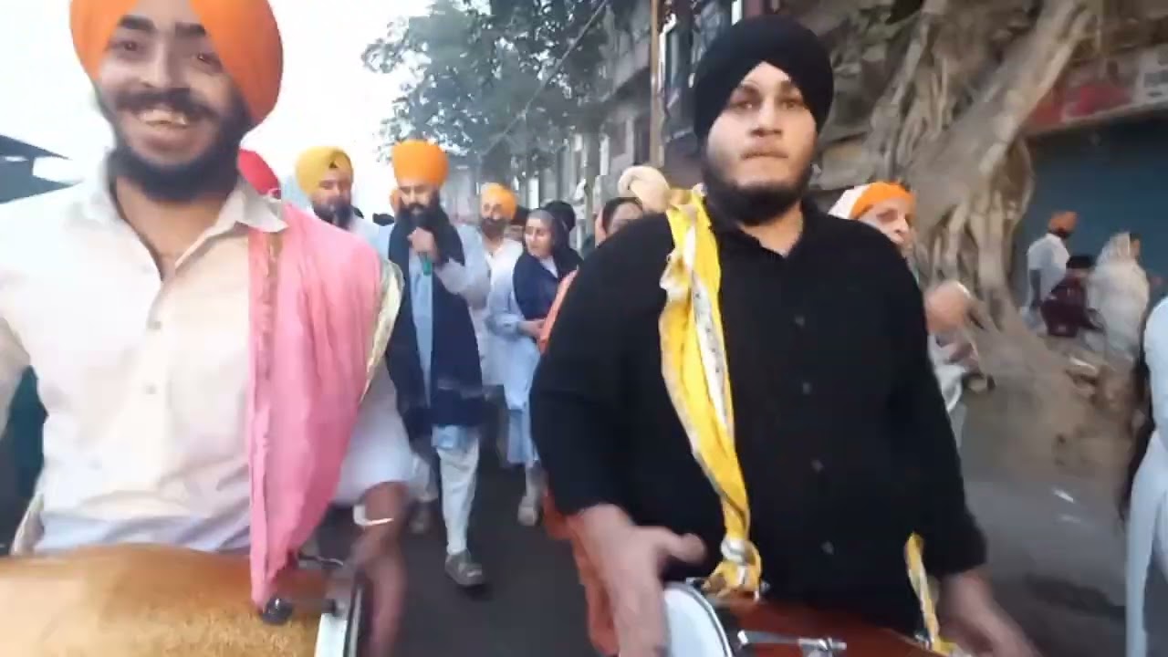Prabhat Pheri From Gurdwara Sis Ganj sahib to Gurdwara Nanak Piao Sahib #gurunanakdevji 