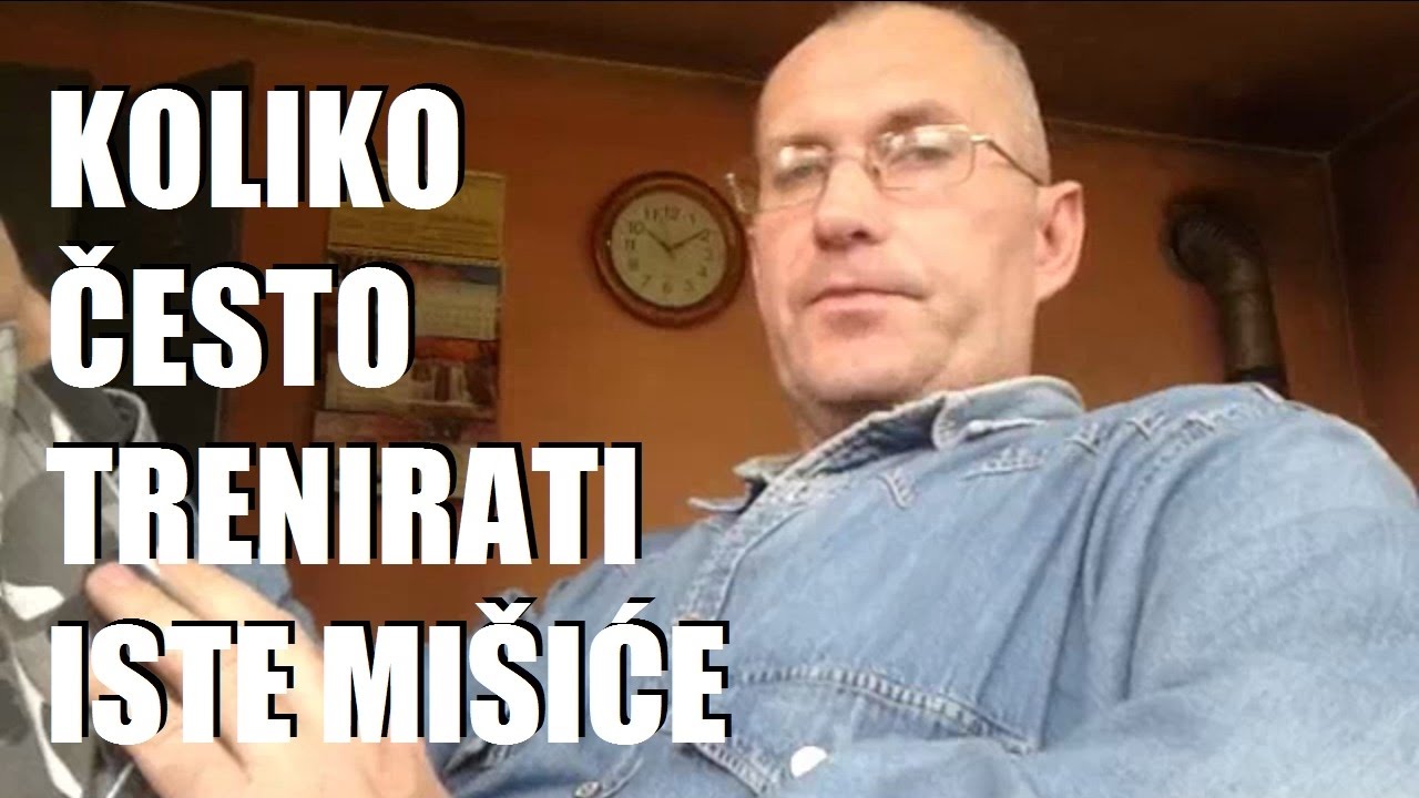 Koliko cesto trenirati iste misice  (heterohronost procesa oporavka)
