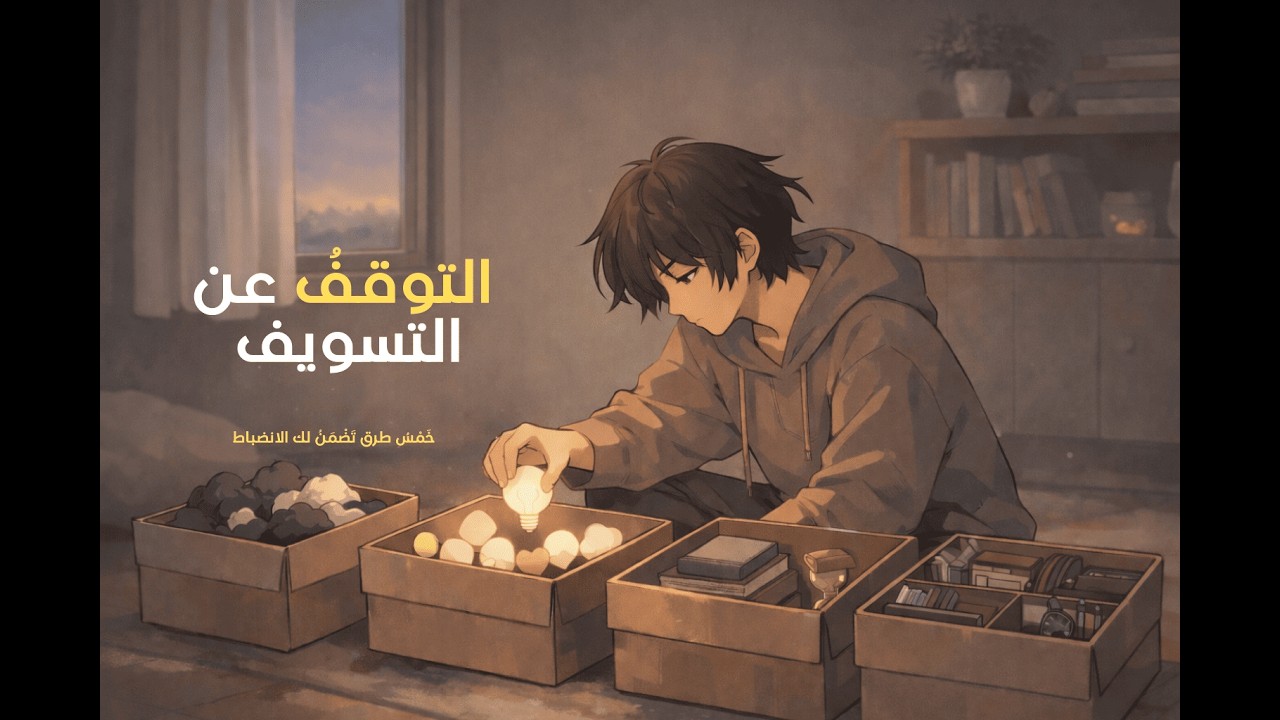 الحلقه الثالثة:  التوقف عن التسويف 