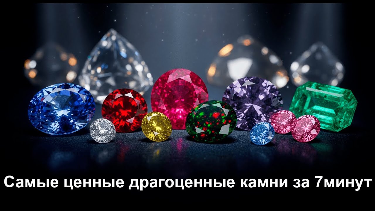Самые ценные драгоценные камни за 7 минут.