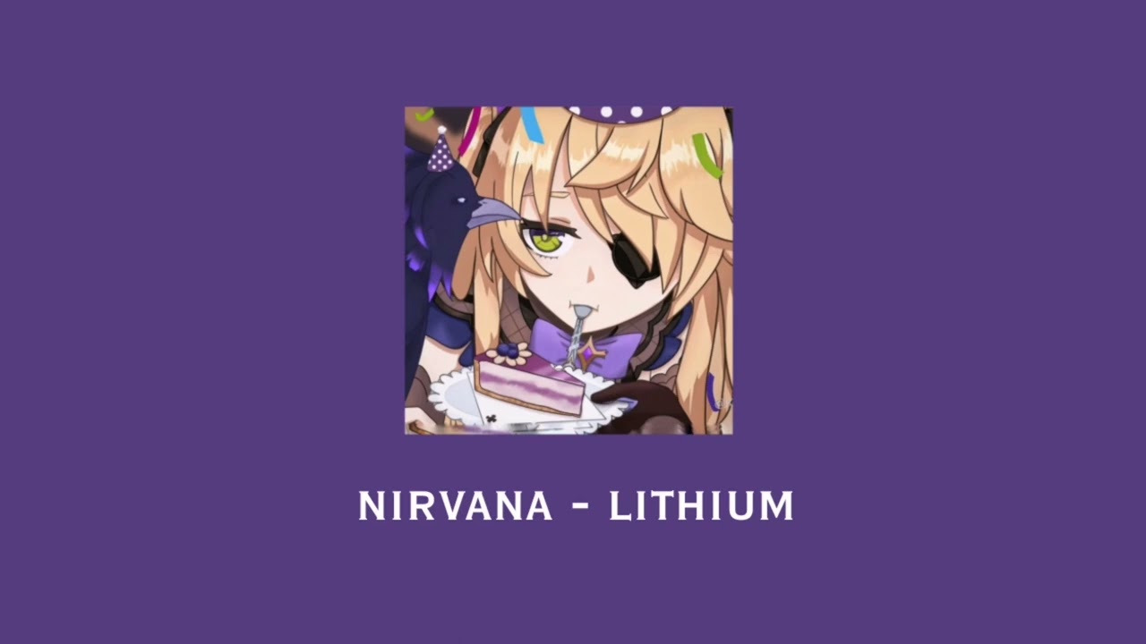 nirvana - lithium (speed up) 〃🤍 ˖ ࣪ 𓂅 ࣪ ‌