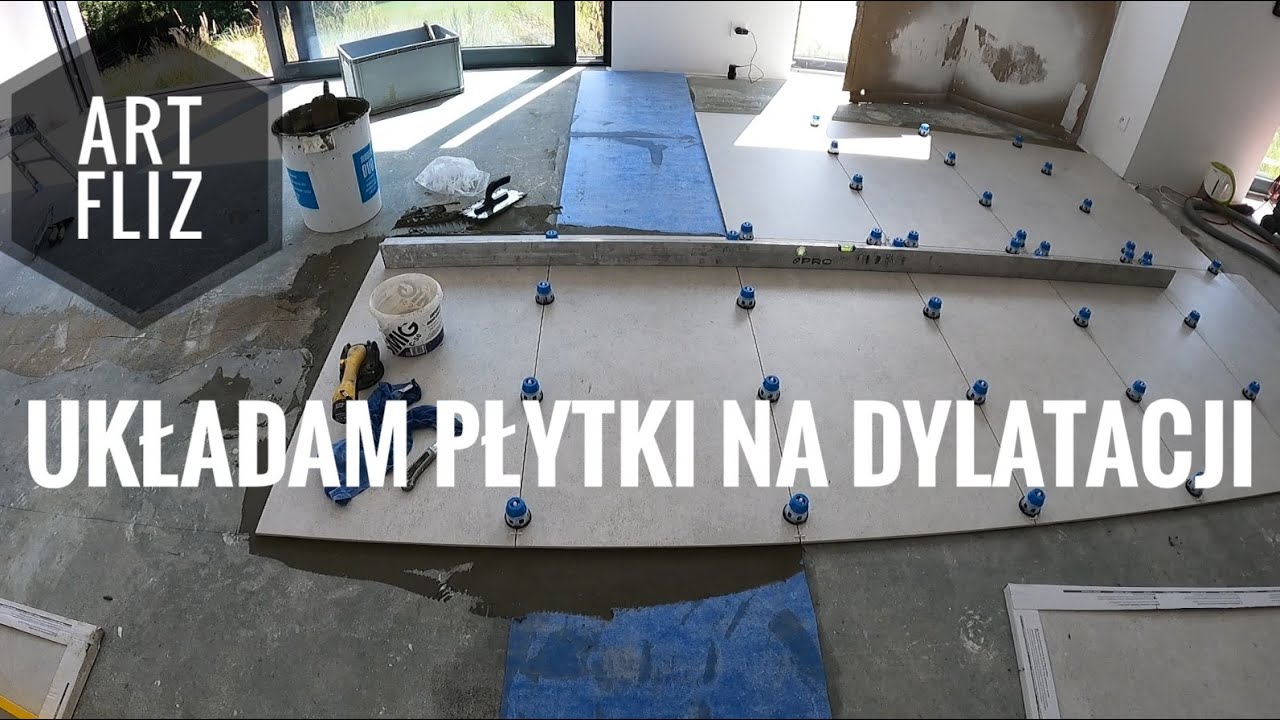 Układam gres 120x60 na dylatacji #bielfliz