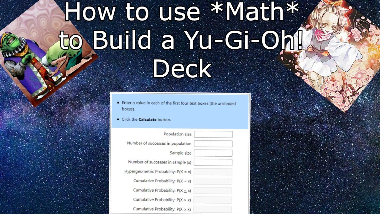 How to use *Math* to Draw Better in Yu-Gi-Oh!