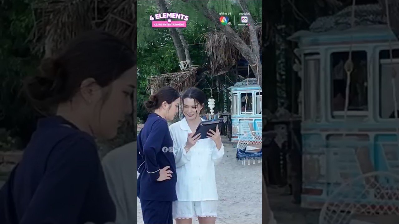 That second look of Becky to Freen 👭🤍 | BTS THE AIR Q13 SHOOTING #FreenBecky #ฟรีนเบค  #4ElementsGL