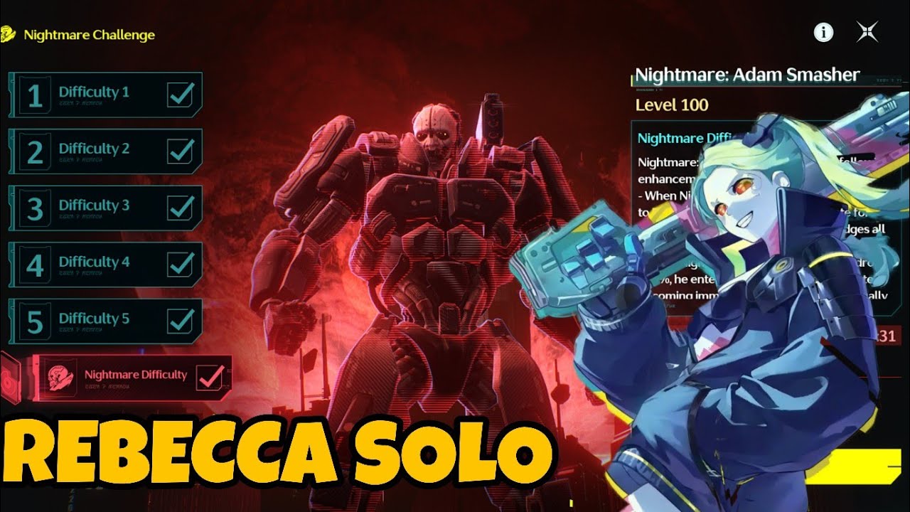 rebecca solo vs adam nightmare diffculty 5 challenge - wuthering waves 3.5 
