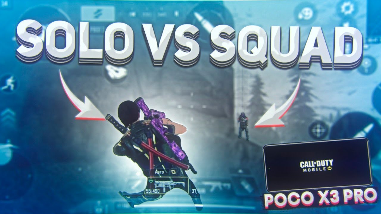 Call of Duty Mobile BATTLE ROYAL | Solo VS Squad | Poco X3 Pro Test