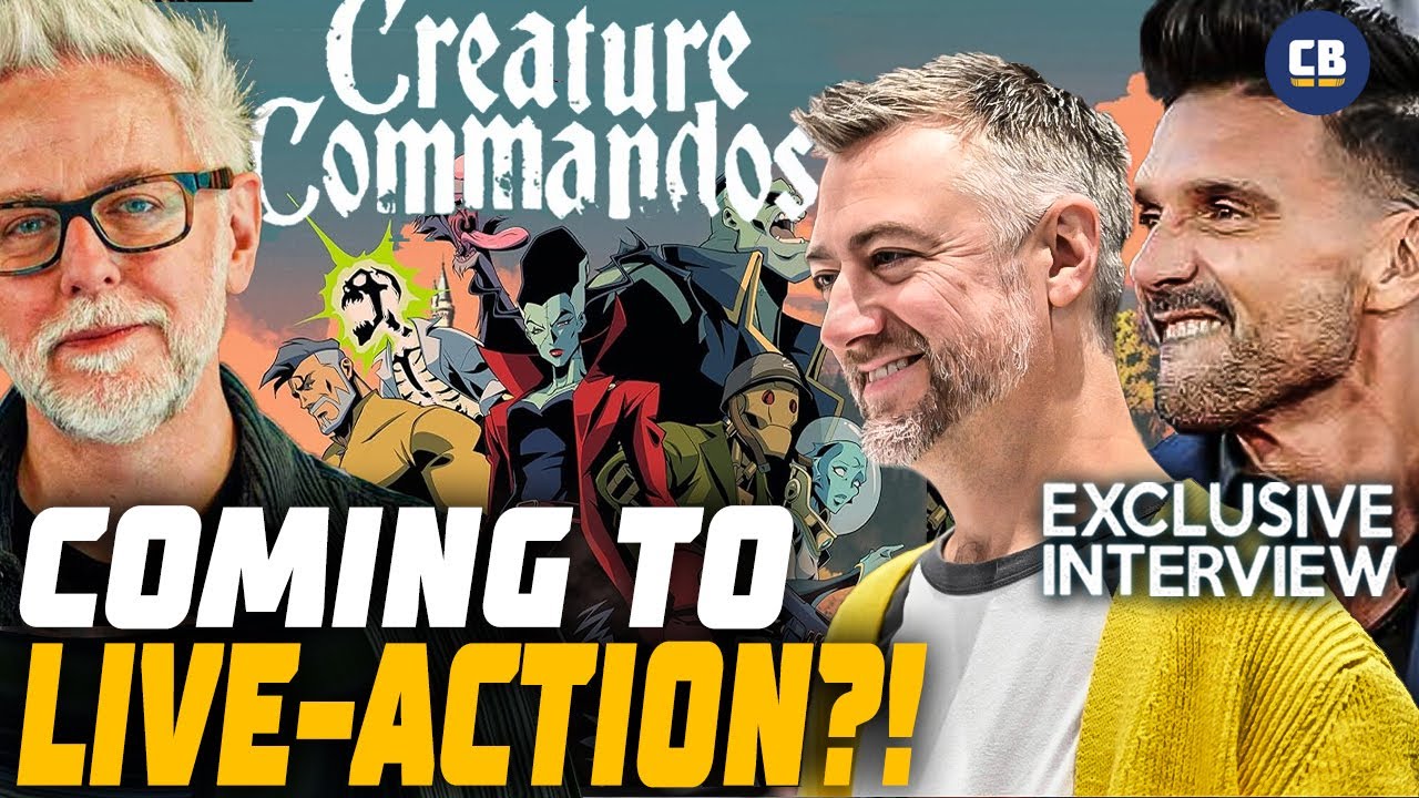 Creature Commandos In The Live-Action DCU?! Sean Gunn, Frank Grillo, & Zoë Chao !