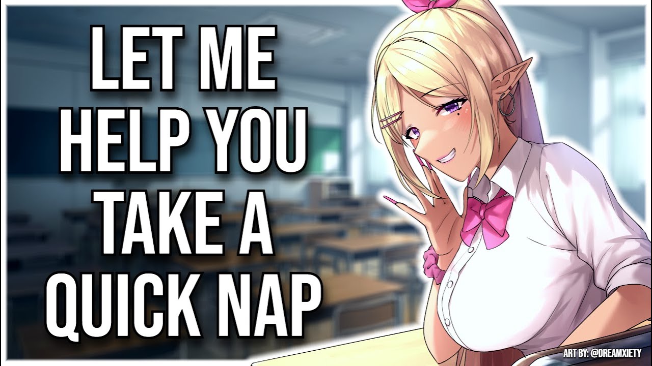 3DIO ASMR | Popular BFF Helps you Sneak a Nap in Class📝| Valley Girl Accent Rambles & Head Scratches