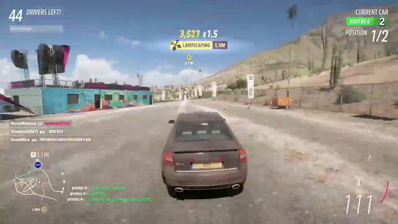 Forza Horizon 5 Eliminator | 2 Audi VS 2 Volkswagen | Eliminating FORTIDAO