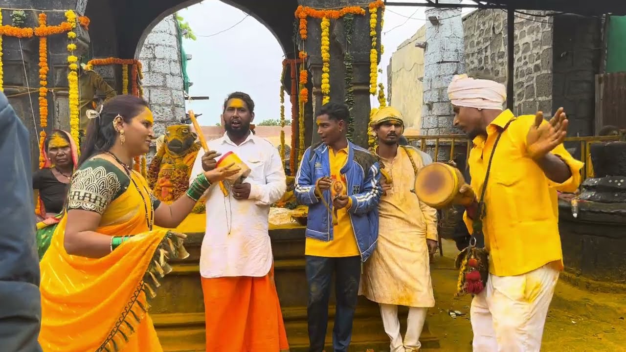 कडेपठार जेजुरी गड गण पूजन सोहळा २०२५ | 🙏🏻 मल्हार चरणी सेवा 🙏🏻@Nikhil_Jagannath_Landage #marathi #yt