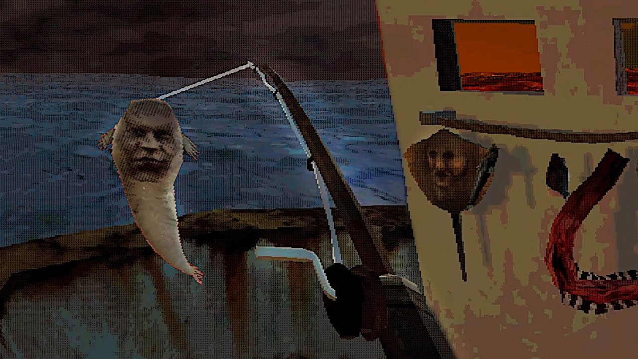A Fishing Horror Game Where Fish Have Human Faces - Mourning Tide