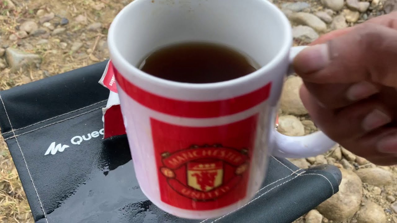 Coffee,first rain of winter, jungle & river. #nature #kumaon #hills #coffee #river #india #Manutd
