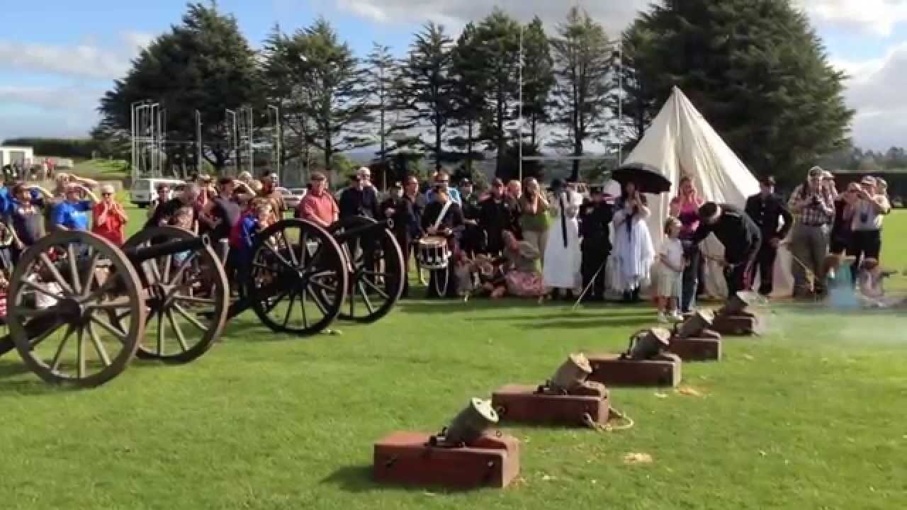 Battle of Gate Pa 150th Commemoration Gun Salute