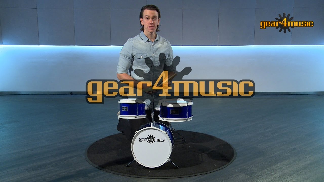 Как настроить детскую ударную установку из 3 предметов от Gear4music