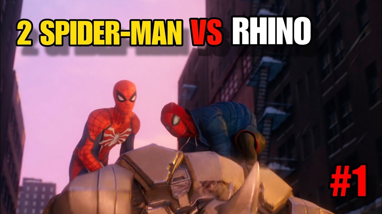 Spider-Man vs Rhino Boss Fight! | Miles Morales Gameplay #1